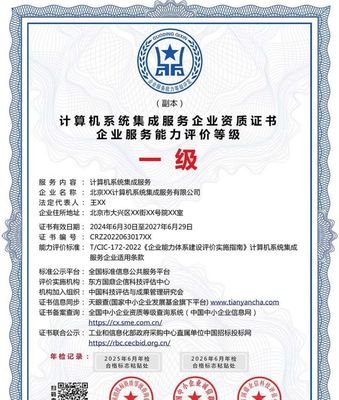 計算機(jī)系統(tǒng)集成服務(wù)企業(yè)資質(zhì)證書 投標(biāo)加分的利器，ESCE認(rèn)證多網(wǎng)可查